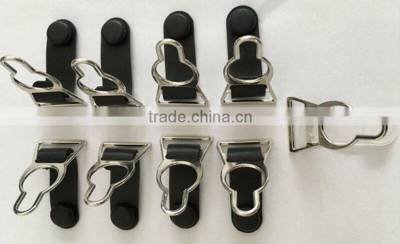 20mm 2017 Dubaa Trading Inc Sexy Lingeries Accessories Silver Garter Metal Suspender Clip NEW Style