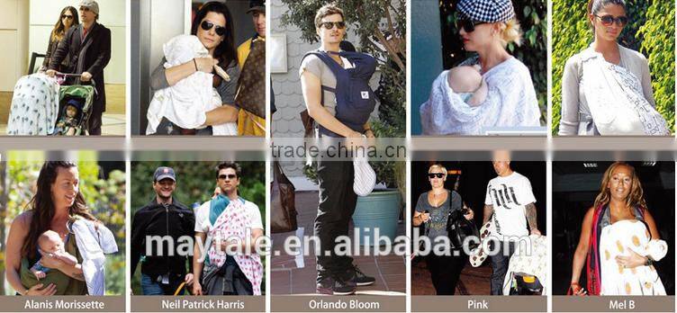 100% organic cotton muslin swaddle blanket 47"x47"