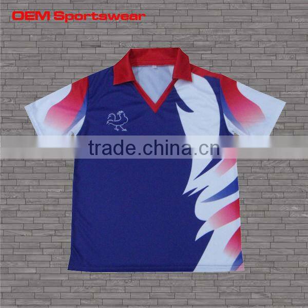 2015 new design custom cricket team jersey with best quality