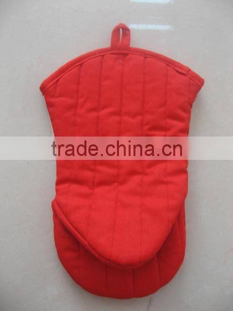 duckbilled cotton oven mitt