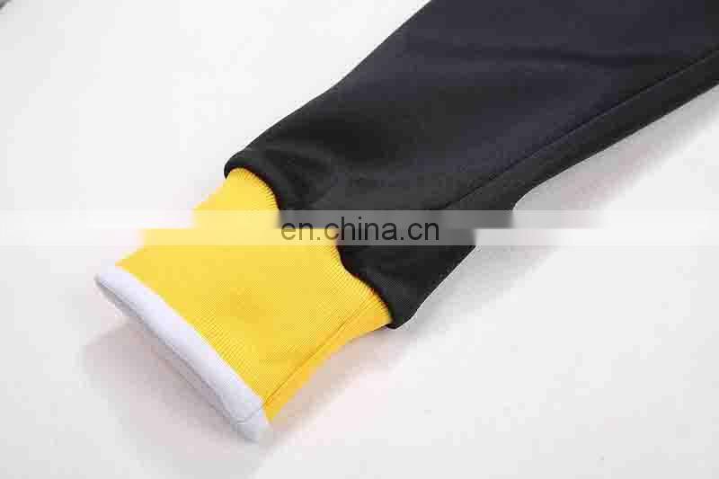 2015 new style plain cotton tracksuit for men