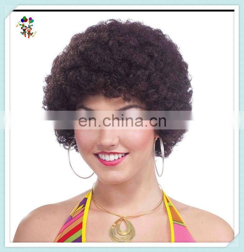 Costume Accessory Adult Womens Synthetic Short Afro Wigs HPC-0056