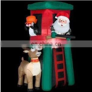 HI charming advrtising inflatable christmas old man christmas decoration santa claus for sale