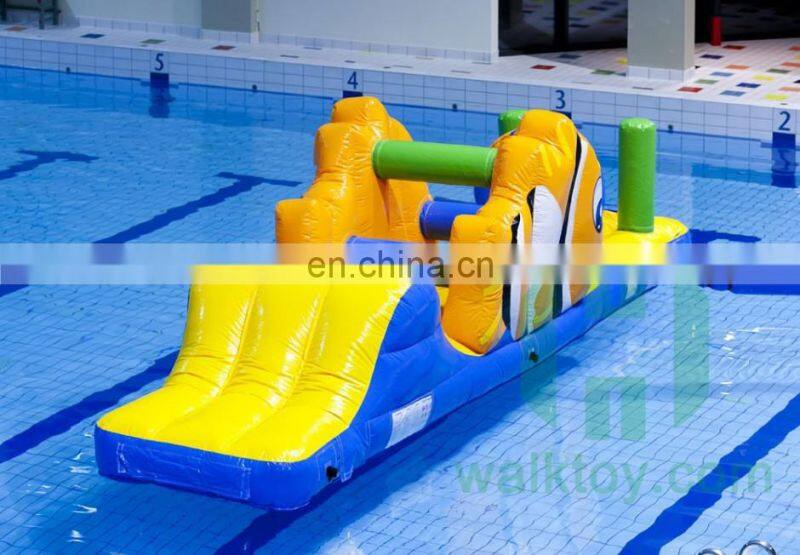 HI hola gold fish inflatable floating water park on swimming pool