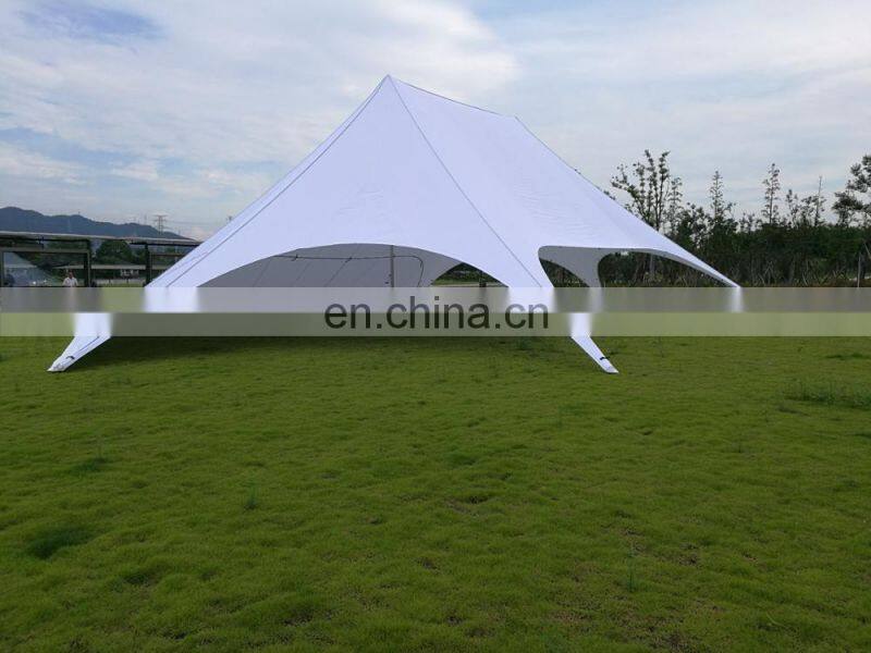 21m pure white high peak big star canopy tent used wedding party tent with factory price