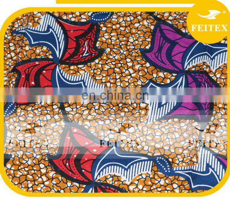 New design 100% cotton wax print fabric for africa market season real wax