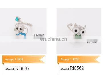 Wholesale Cheap New Silver Skull Ring for small finger