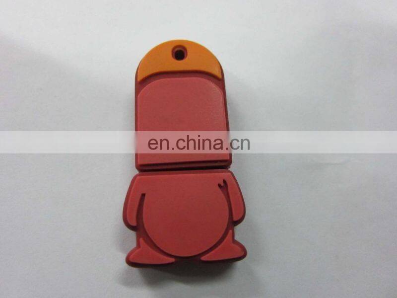 3D PVC custom cheap usb stick flash drive dust cover