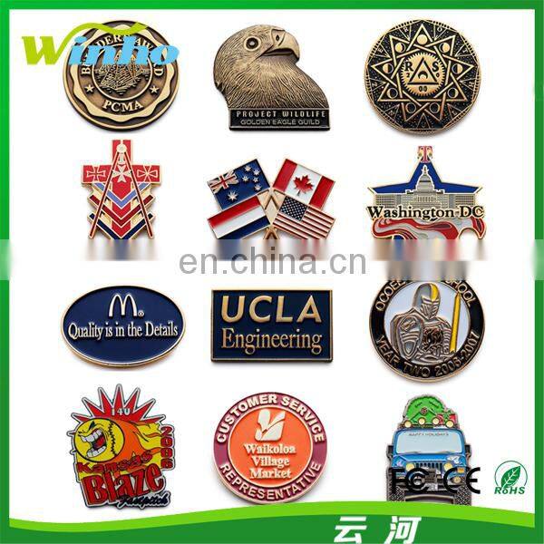 Winho custom enamel car badge