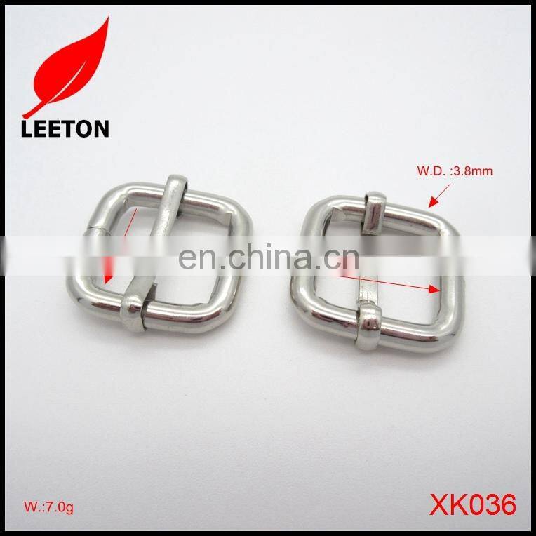 Factory supply 16mm metal wire slider buckle for bag