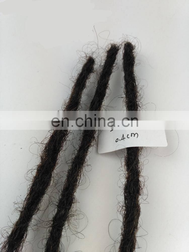 bundle weft Brazilian Remy Virgin human dread lock hair extension