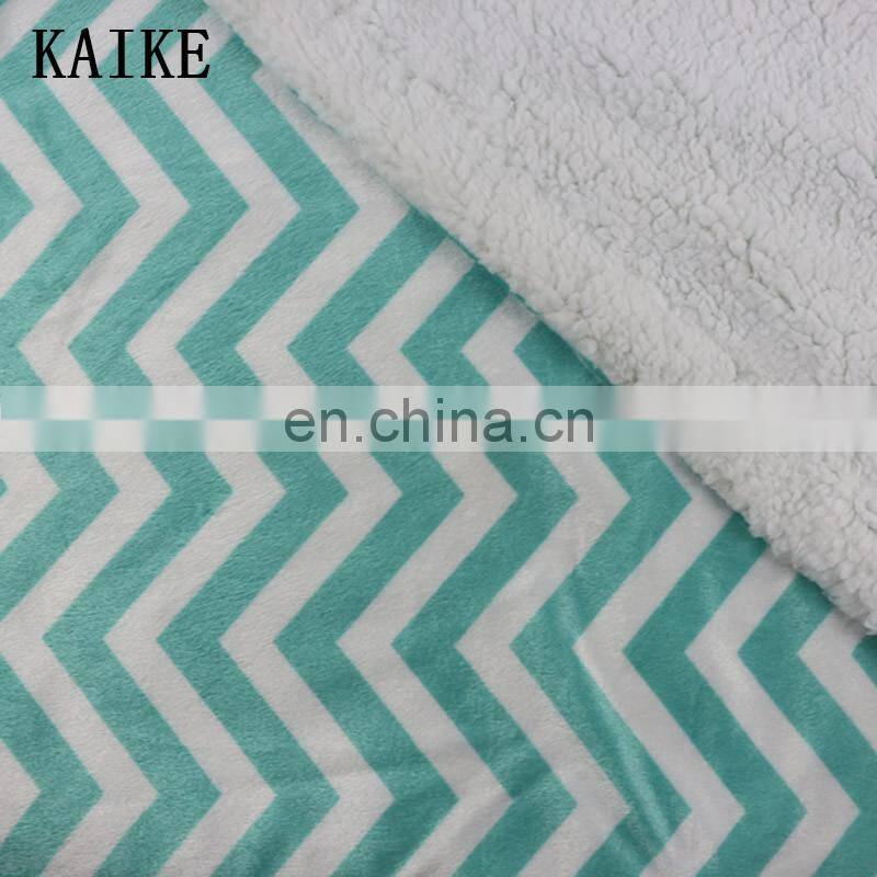 Custom warm super soft print muslin baby cot bedding set polar fleece flannel kids swaddle blanket 100% polyester
