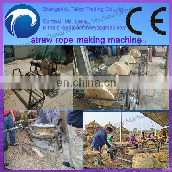 Small cheap automatic rope making machine/straw rope making machine