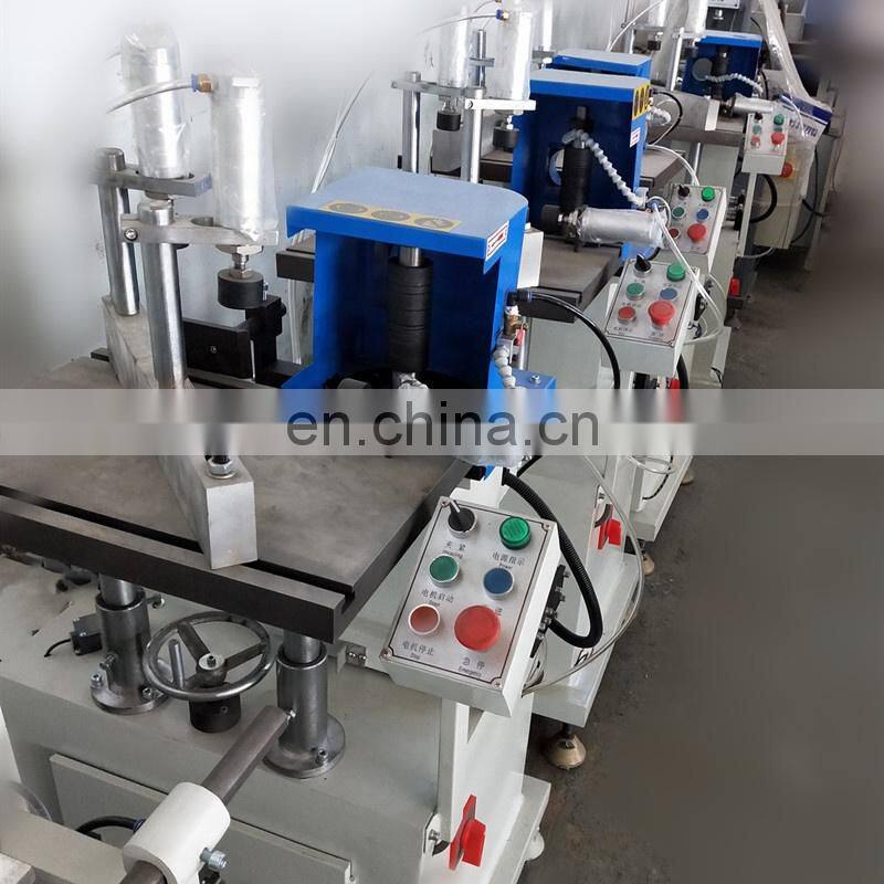 Face milling machine for UPVC and aluminum mullion machining