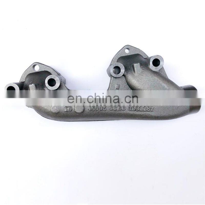 High quality NT855 stainless steel 3031187 exhaust manifold