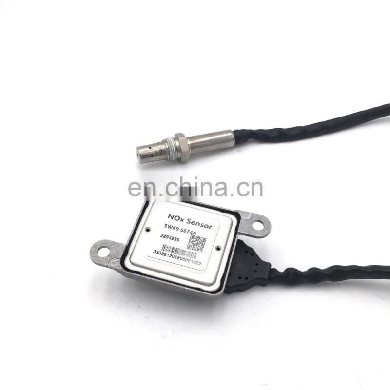12V Flat Four Needles Nitrogen Oxide Sensor 5WK9 6674A 2894939 5WK96674A