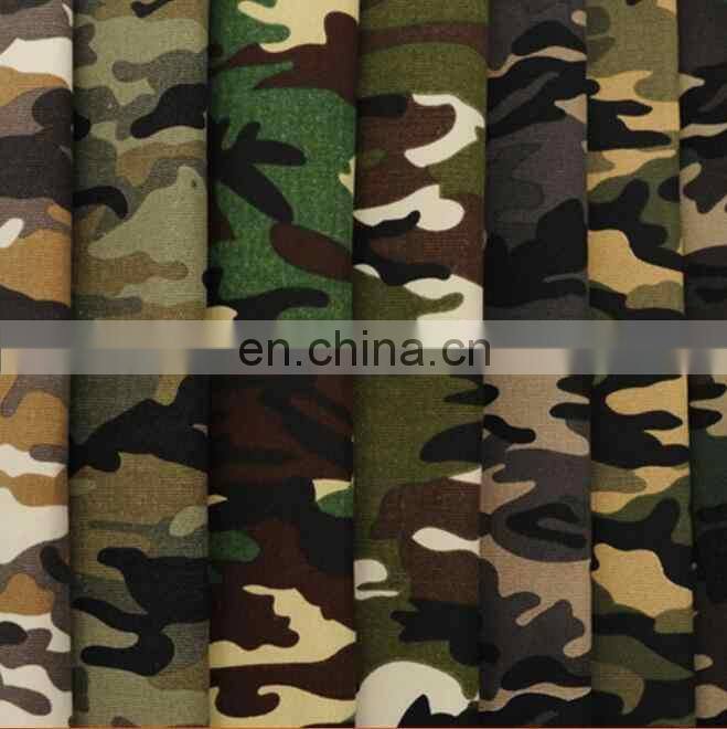 Camouflage PVC coated 600D Oxford Fabric for bags