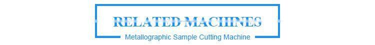 Factory direct laboratory manual metallographic cutting machine