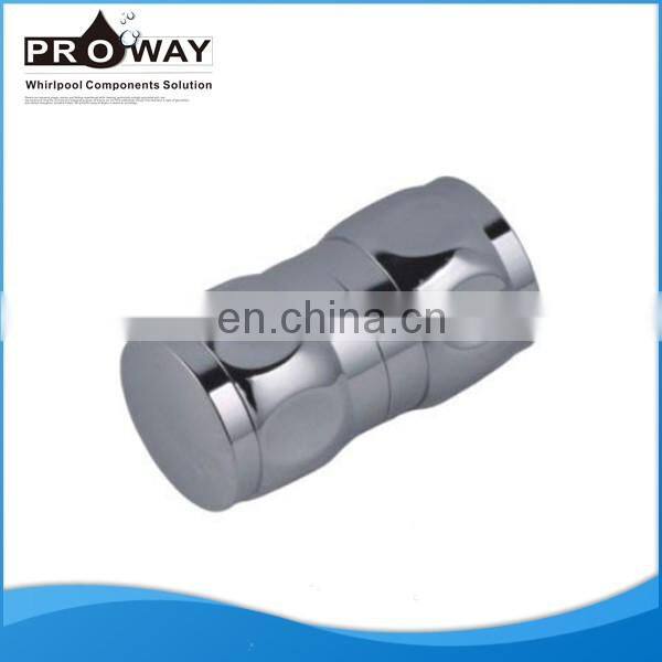 Steam Bath Tempered Glass Door Accessories Plastic Push Knob Handle