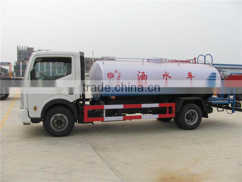 5m3 Dongfeng Captain watering tanker truck