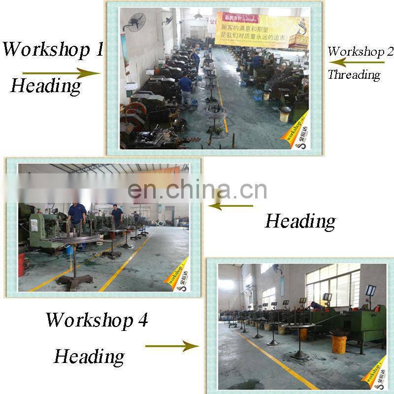 stainless steel Hook machine screws with an square angle