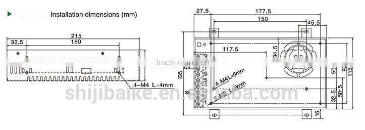 S-400-12 Super Stable Switching Power Supply 400W DC12V 33AMP