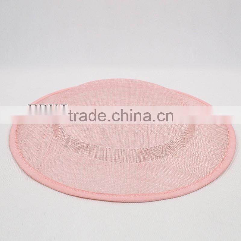 Wholesale Aliaba China Manufacture 31cm Red Sinamay Hat Fascinator Base