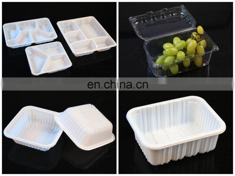 plastic plate making machine/plastic food container making machine-plastic vacuum forming machine