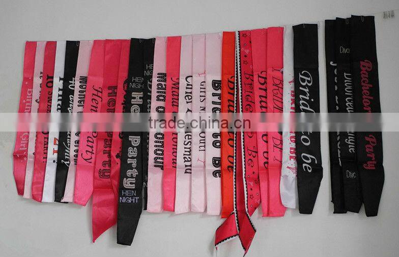 Flirty at 30 Hot Red Satin Sash for Birthday Party