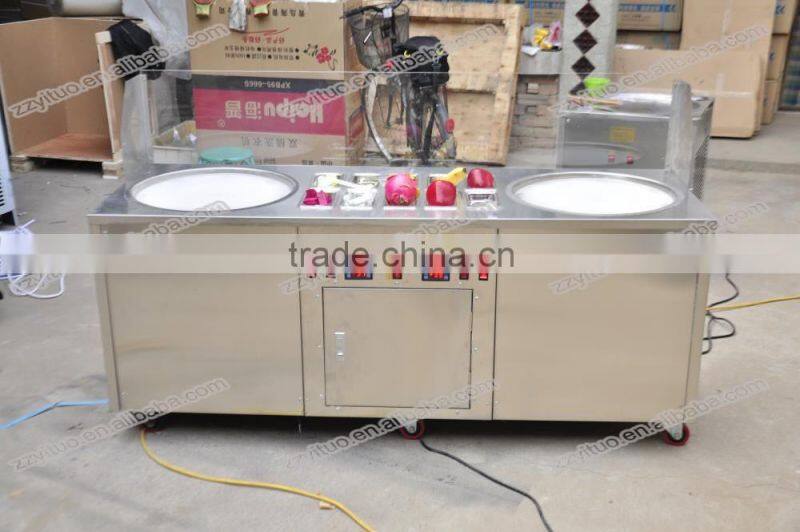 Food Catering Trucks/Fried Ice Cream Machine Food Cart Trailer for Sale/Outdoor Food Cart