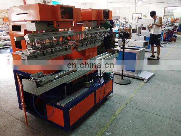 Higspeed automatic printing head 2 color pad printer for bottle cap lids