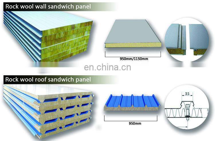 wholesale Fire Rated Fireproof roof sandwich panel Price Roof Sandwich Panels