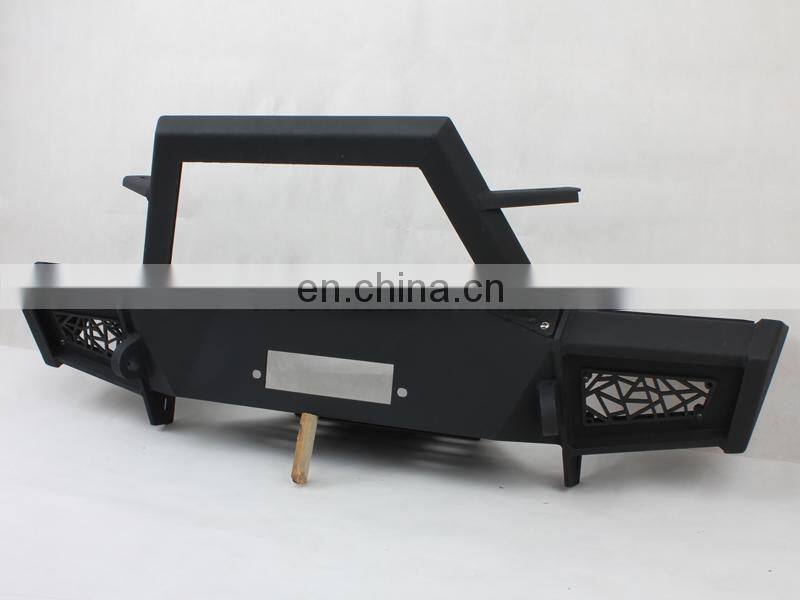 Offroad Black Front Bumper for Jeep Wrangler JK 07+ Accessories Steel Front Bar