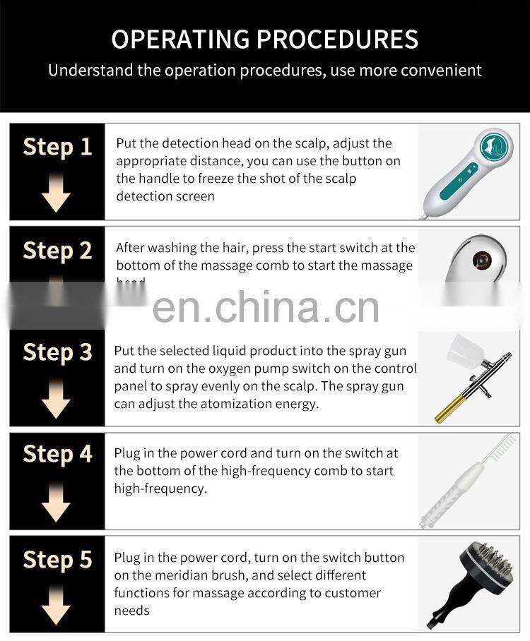 Hair Loss Treatment Machine Scalp Treatment Machine Hair Follicle Analysis Detector Growth Therapy Machine for Hair Regrowth