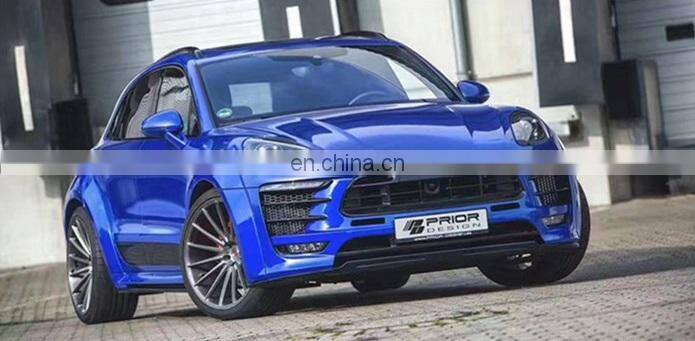 Runde PD Style For Porsche Macan Upgrade Prior Design Wide Body Kit Front Bumper Side Skirts Rear Bumper Wheel Eyebrow