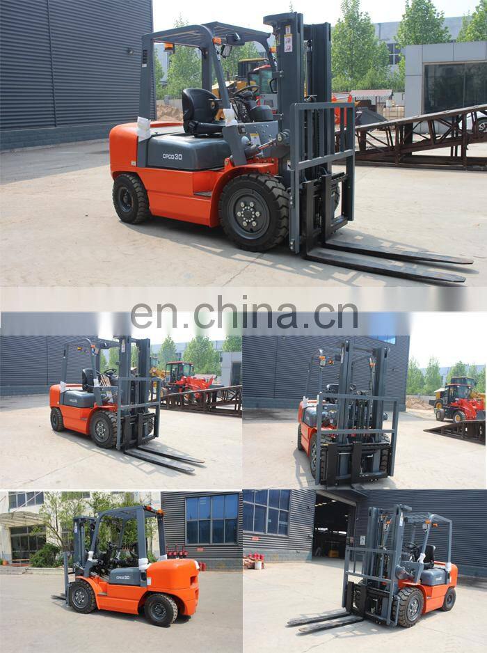 Efficient 3 ton 3.5 ton 5 ton diesel forklift truck with side shift