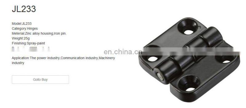 JL233 Black Powder Coating ZDC Industry Cabinet Hinge