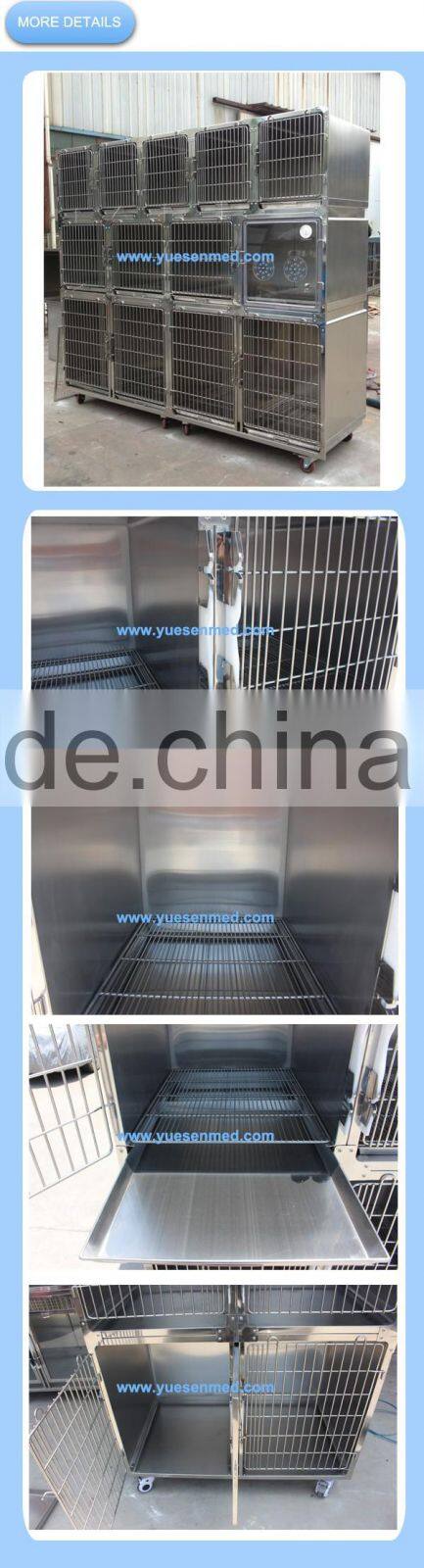 Customizable Combination Stainless Steel Dog Kennels
