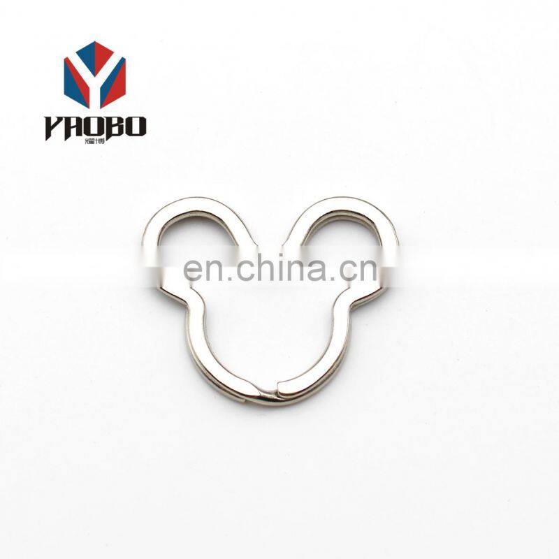 Top Sale High Quality Metal Mickey Mouse Key Split Ring
