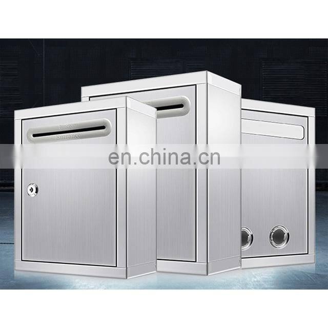 Free Standing Security Parcel Box Weatherproof Mailbox House Front Porch Residential Outdoor Roads Postbox