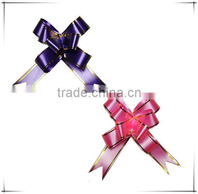 12*210mm Butterfly Ribbon Pull Bow for Gift Wrapping, Wedding Party Decoration
