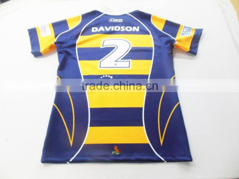 Custom sublimation fancy rugby jersey set