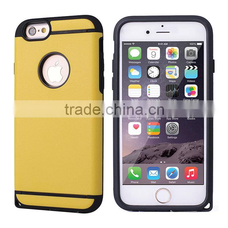 2015 China Factory Newest Tough Slim Armor Case Shockproof for Iphone 6 case Cover back case