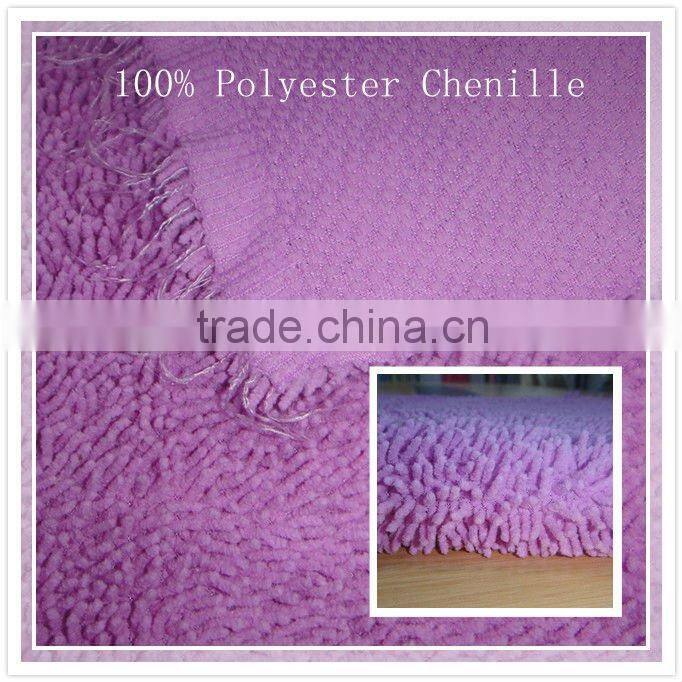 Factory Direct and high quality fashion microfiber chenille mat cloth
