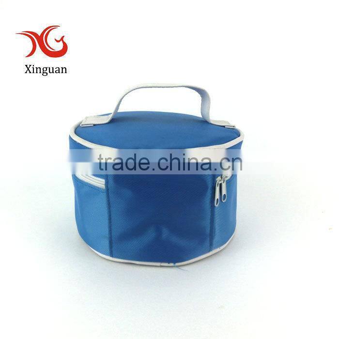 round cosmetic bag