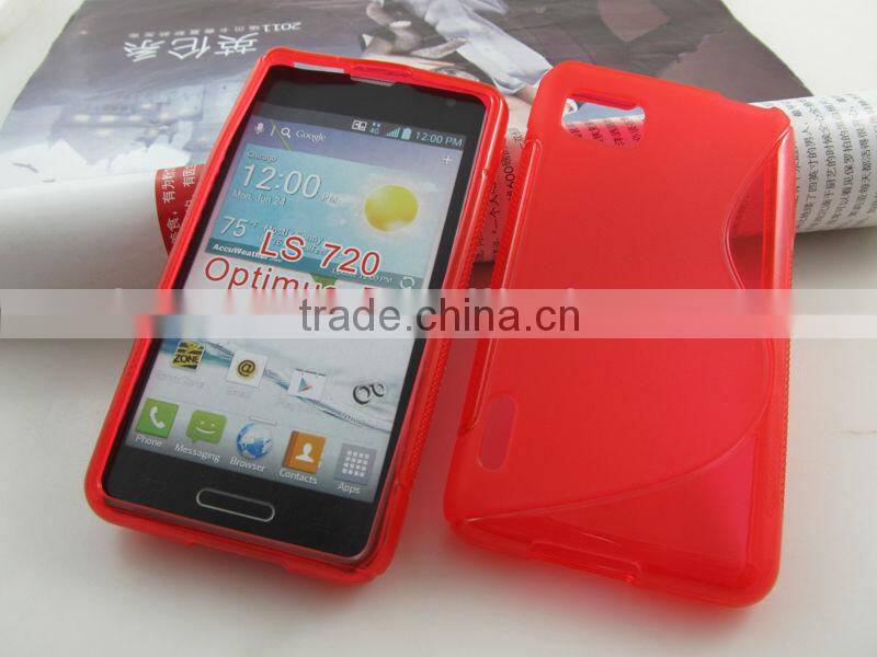 for LG VM720 cell phone case LS720 wave curve