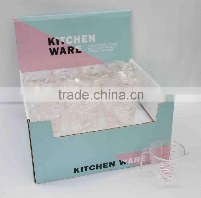 PS 300ML 600ML MEASURING/GRADUATED CUP WITH DISPLAY BOX