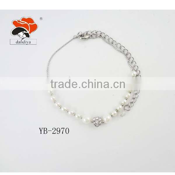 Crystal Beads Jewelry,Best Seller Polystal Lines Bracelets,Alloy Copper China Factory Bracelet