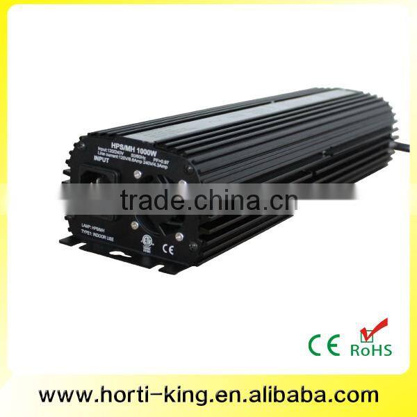 Quiet Hydroponic Grow Lights Dimmable Electronic Ballast