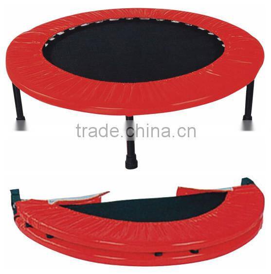 Mini trampoline without enclosure